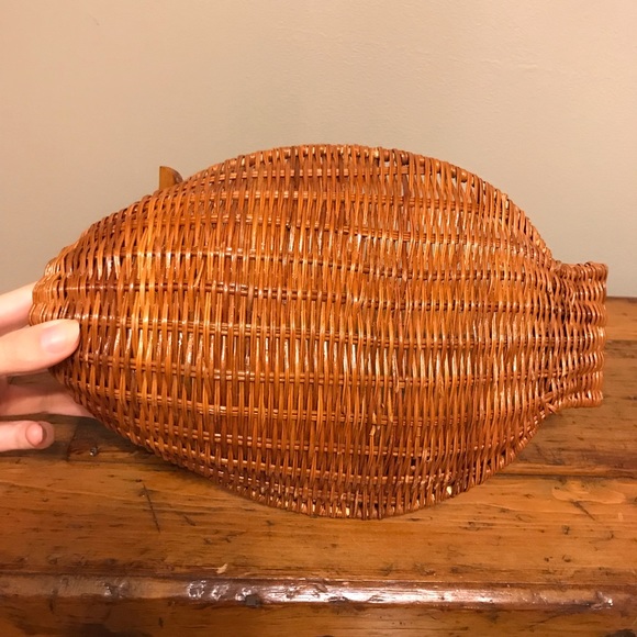 Vintage wicker/rattan set of nesting duck baskets - Picture 6 of 16